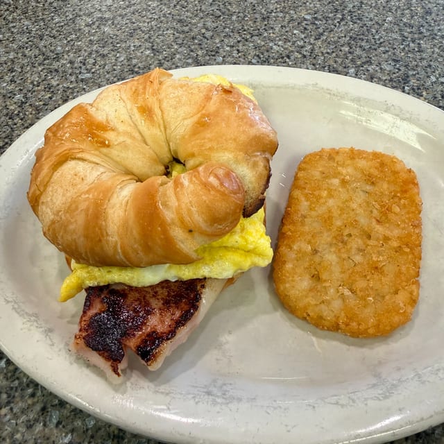 Croissant Sandwich.
