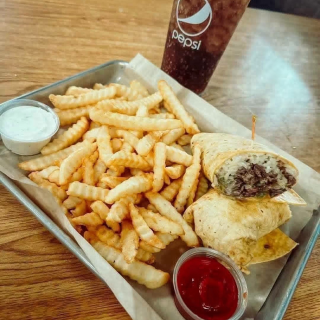 Steak Wrap Combo (Monday Special).