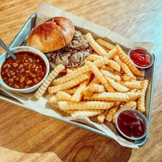 Pulled Pork Sandwich.