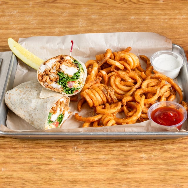 Crispy Chicken Wrap.