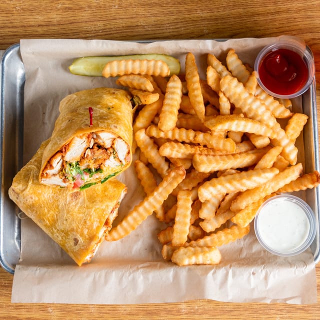 Buffalo Chicken Wrap.