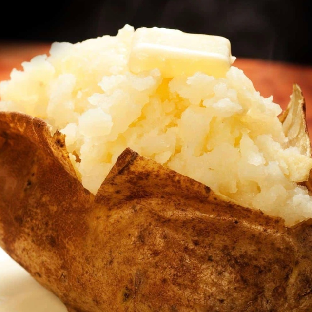 Plain Baked Potato.