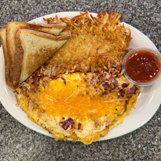 Ham & Cheese Omelette.