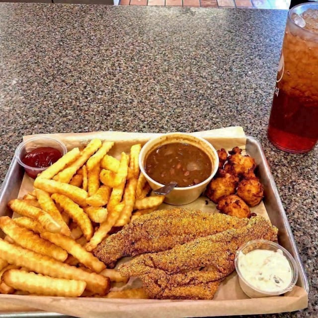 2 piece Catfish Dinner.